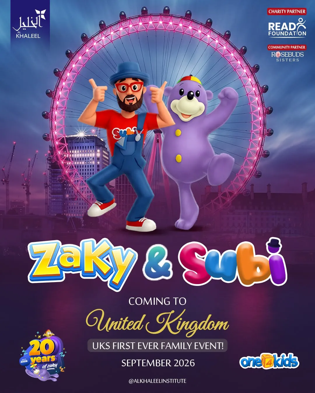 Zaky UK Tour poster